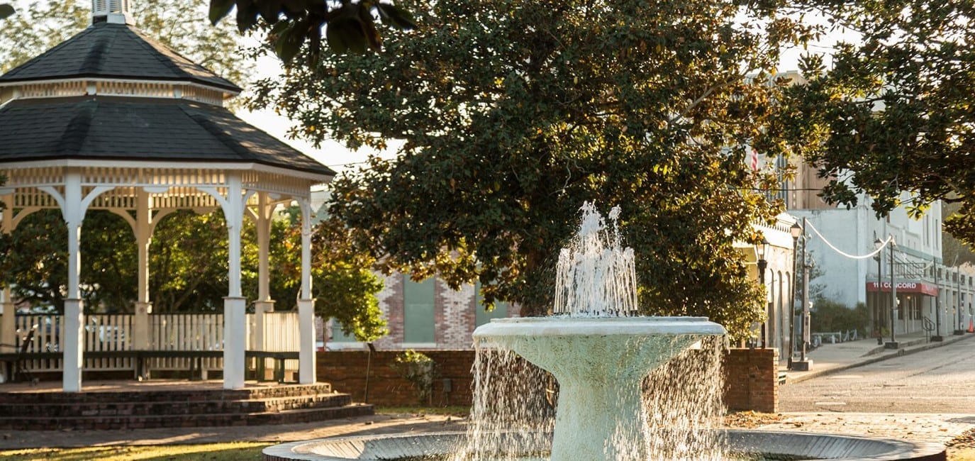 photo: Abbeville, LA water fountain