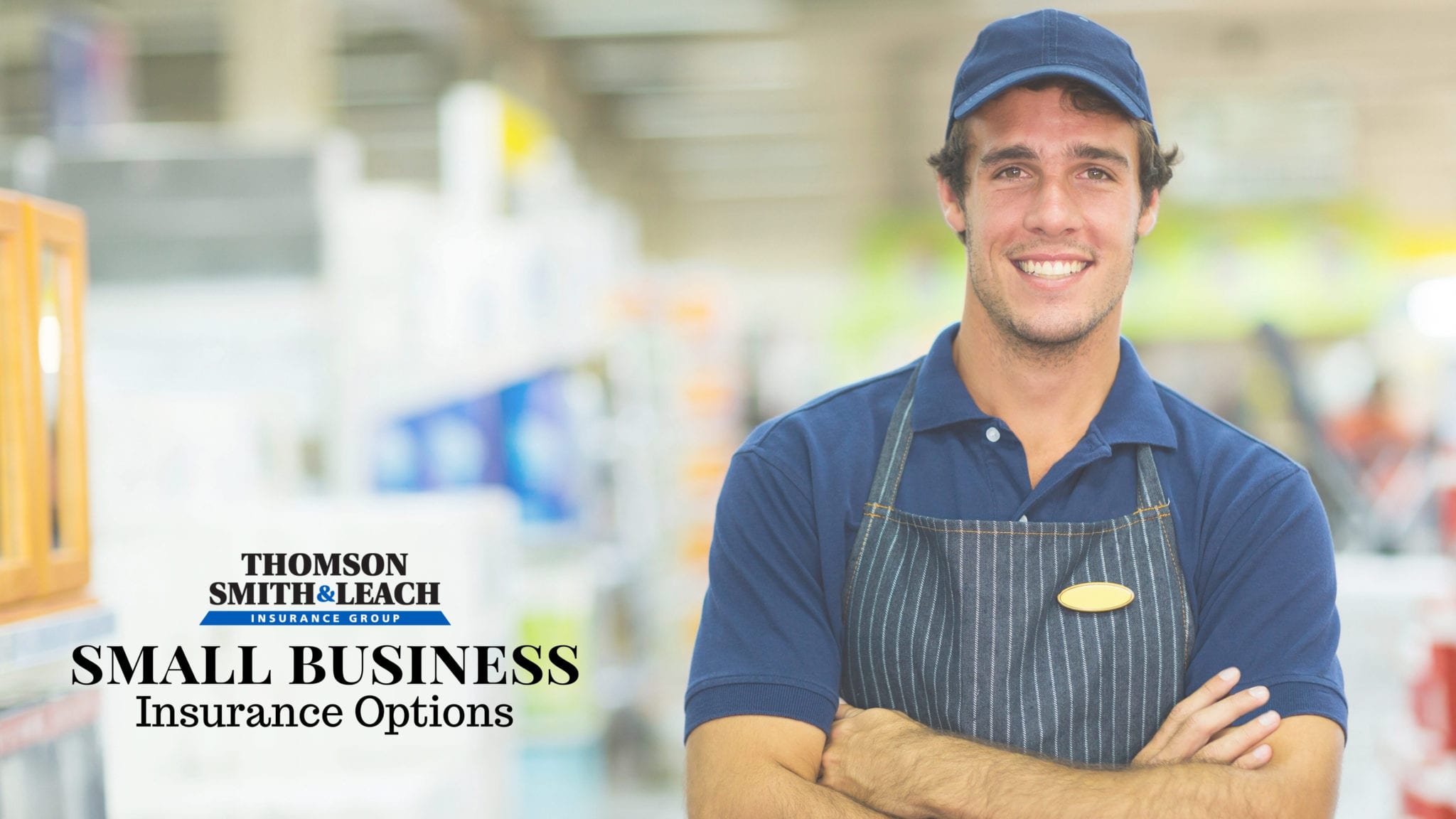 small business operator smiling