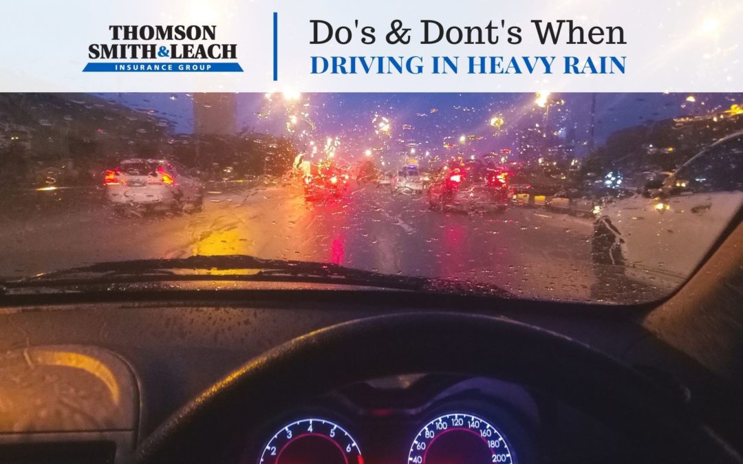 car windshield during heavy rain at night