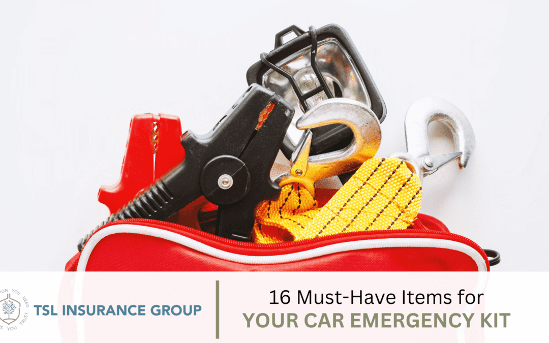 16 Must-Have Items for Your Car Emergency Kit